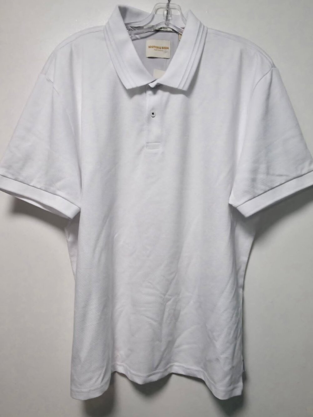NWT Scotch & Soda Men's Jacquard Polo Size M Medium
